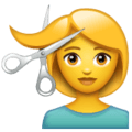💇‍♀️ Perempuan Potong Rambut WhatsApp