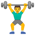 🏋️‍♂️ Pria Mengangkat Beban Google