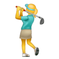 🏌️‍♀️ Wanita Bermain Golf WhatsApp