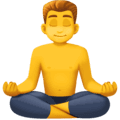 🧘‍♂️ Pria dalam Posisi Lotus Facebook