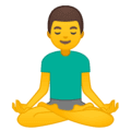 🧘‍♂️ Pria dalam Posisi Lotus Google