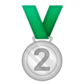 🥈 Medali Juara 2 Emojipedia