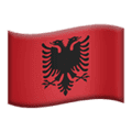 🇦🇱 Bendera Albania Apple