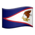 🇦🇸 Bendera Samoa Amerika Apple