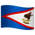 🇦🇸 Bendera Samoa Amerika WhatsApp