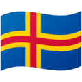 🇦🇽 Bendera Kepulauan Aland Google
