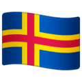 🇦🇽 Bendera Kepulauan Aland WhatsApp
