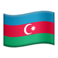 🇦🇿 Bendera Azerbaijan Apple