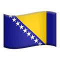 🇧🇦 Bendera Bosnia dan Herzegovina Apple