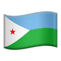 🇩🇯 Bendera Djibouti Apple