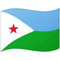 🇩🇯 Bendera Djibouti Google