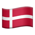 🇩🇰 Bendera Denmark Apple