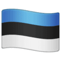 🇪🇪 Bendera Estonia WhatsApp