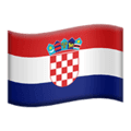 🇭🇷 Bendera Kroasia Apple