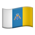 🇮🇨 Bendera Kepulauan Canaria Apple
