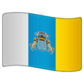 🇮🇨 Bendera Kepulauan Canaria WhatsApp