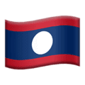 🇱🇦 Bendera Laos Apple