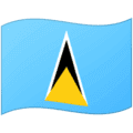 🇱🇨 Bendera Saint Lucia Googlr