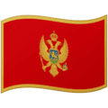 🇲🇪 Bendera Montenegro Google