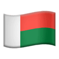 🇲🇬 Bendera Madagaskar Apple