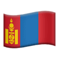 🇲🇳 Bendera Mongolia Apple