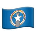 🇲🇵 Bendera Kepulauan Mariana Utara Apple