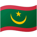 🇲🇷 Bendera Mauritania Google