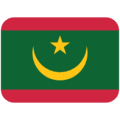 🇲🇷 Bendera Mauritania Twitter