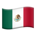 🇲🇽 Bendera Meksiko Apple