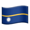 🇳🇷 Bendera Nauru Apple