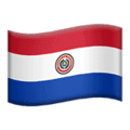 🇵🇾 Bendera Paraguay Apple