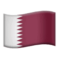 🇶🇦 Bendera Qatar Apple