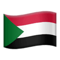 🇸🇩 Bendera Sudan Apple