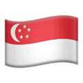 🇸🇬 Bendera Singapura Apple