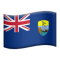 🇸🇭 Bendera Saint Helena Apple