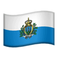 🇸🇲 Bendera San Marino Apple