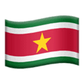 🇸🇷 Bendera Suriname Apple