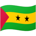 🇸🇹 Bendera Sao Tome dan Principe Google