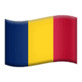 🇹🇩 Bendera Chad Apple