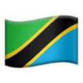 🇹🇿 Bendera Tanzania Apple
