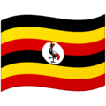 🇺🇬 Bendera Uganda Google