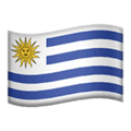 🇺🇾 Bendera Uruguay Apple