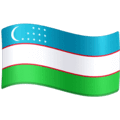 🇺🇿 Bendera Uzbekistan Facebook
