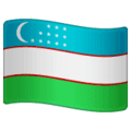🇺🇿 Bendera Uzbekistan WhatsApp