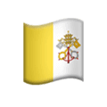 🇻🇦 Bendera Vatikan Apple