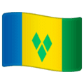 🇻🇨 Bendera Saint Vincent dan Grenadine WhatsApp