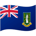 🇻🇬 Bendera Kepulauan Virgin Britania Raya Google