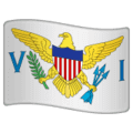 🇻🇮 Bendera Kepulauan Virgin Amerika Serikat WhatsApp