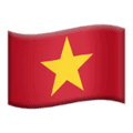 🇻🇳 Bendera Vietnam Apple