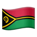 🇻🇺 Bendera Vanuatu Apple